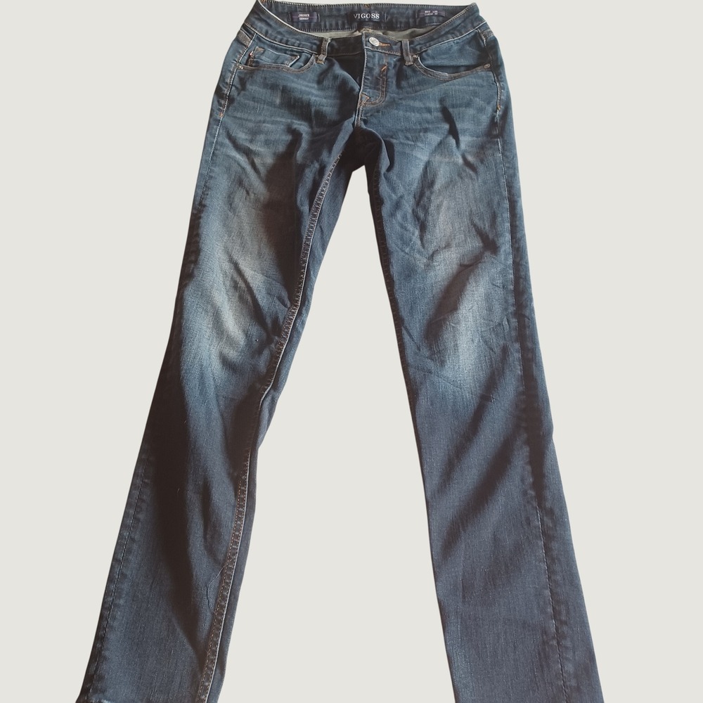 Vigoss Jagger Skinny Jeans Womens 27x29 Classic Fit Dark Wash Denim Blue